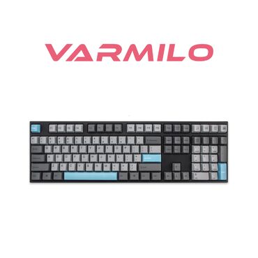 клавиатура и мышка: Механическая клавиатура VARMILO VED108 MOONLIGHT