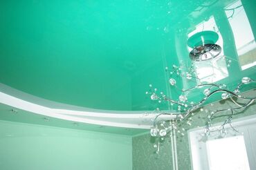 Натяжной потолок: Натяжной потолок Глянцевое, Матовое, 3D потолки — 13