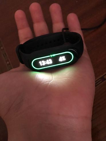 xiaomi mi band 1: Xiaomi Mi Band 5/6 tipli fitness qolbağı - Rəng: qara, silikon qayış — 1