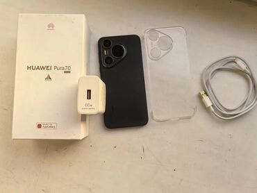 Apple iPhone: Huawei Pura 70, 256 GB, rəng - Qara