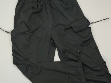 czarne t shirty z dekoltem v: Spodnie Cargo Damskie, Shein, S, stan - Bardzo dobry