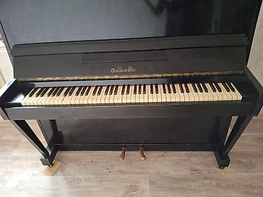 Музыкалык аспаптар: 🎹 Пианино "Октава" в хорошем состоянии, настроенное. Звучание под — 3