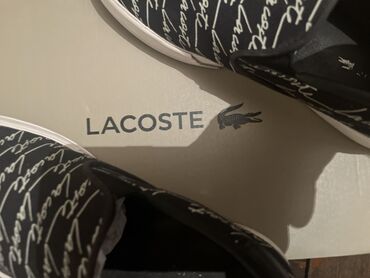 теплая обувь: Туфли Lacoste, 39, цвет - Серый