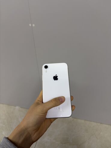 телефоны айфон xr: IPhone Xr, Колдонулган, 128 ГБ, Ак