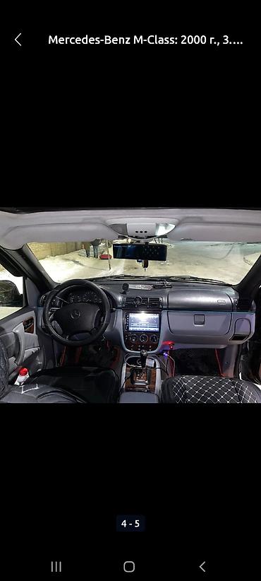 салон машины: Mercedes-Benz M-Class: 2000 г., 3.2 л, Автомат, Бензин, Внедорожник — 3