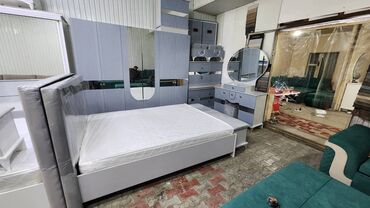 Спальные гарнитуры: Спальный гарнитур, Новый, Двуспальная кровать, Шкаф, Трюмо, Кыргызстан, МДФ, Бесплатная доставка, цвет - Бежевый at lalafo.kg — 5 Спальные гарнитуры: Спальный гарнитур, Новый, Двуспальная кровать, Шкаф, Трюмо, Кыргызстан, МДФ, Бесплатная доставка, цвет - Бежевый — 5