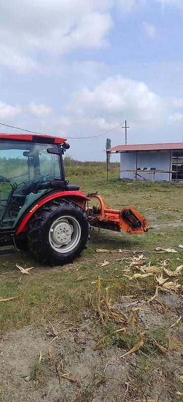 Kommersiya nəqliyyat vasitələri: YTO NLX854F təkərli traktor + arxa ağır tip çalyıcı (mulçer) aqreqatı — 3