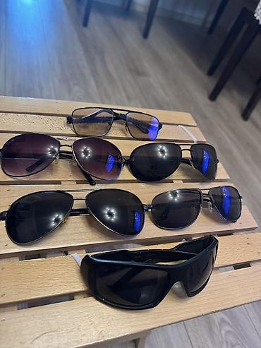 Eynəklər: Gün eynəkləri dəsti – 6 ədəd Məzmun: - 4 ədəd aviator üslubunda gün — 3