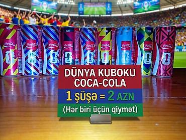 Qazlı içkilər: Məhsul: Coca‑Cola 250 ml – FIFA 2026 tematik kolleksiya qabları — 1