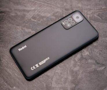 telefon 50 manat: Xiaomi Redmi Note 11, 128 ГБ, цвет - Черный, 
 Отпечаток пальца, Две SIM карты, Face ID