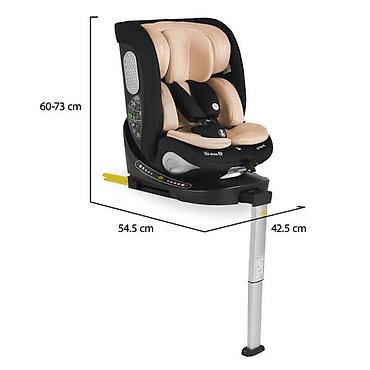 saša bovan: Moni Auto sedište za decu Strike 40–150 cm – Sand Beige (šifra — 1