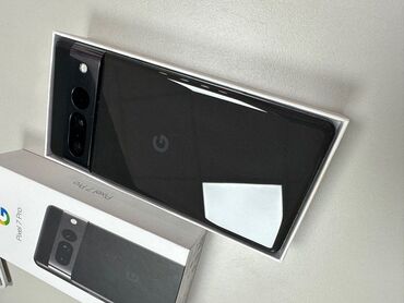 телефон с ручкой: Google Pixel 7 Pro, Новый, 128 ГБ, цвет - Черный, 1 SIM, eSIM