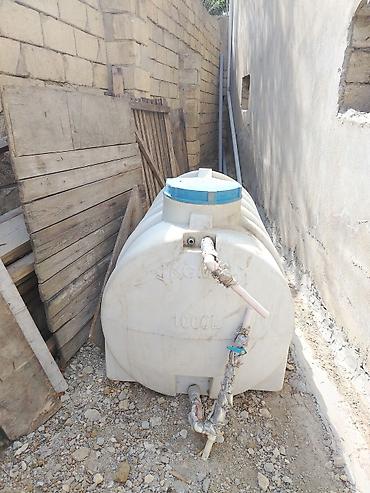 su cənləri: Yağmur markalı 1000 litrlik su çəni - Həcmi: 1000 L (korpus üzərində — 6