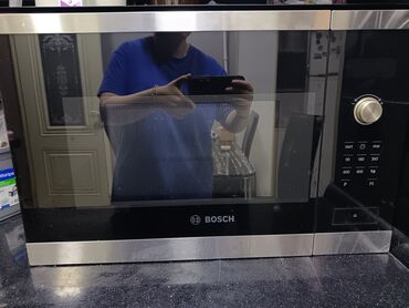 mikrodalğalı soba qiymətləri: Mikrodalğalı soba Bosch, Quraşdırılan, Mikrodalğalar ilə, rəng - Qara, İşlənmiş