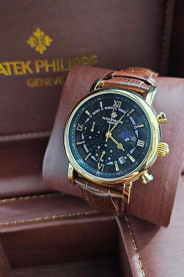 Aksesuarlar: Yeni, Qol saatı, Patek Phillipe, rəng - Qara — 6