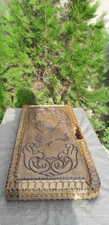 Nərdlər: Taxta nərd dəstləri – əl oyma və laklamaNə - Material: keyfiyyətli — 21