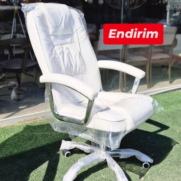 Ofis və oyun kresloları: Yeni, Təkərli, Qolları tənzimlənir, Parça — 12