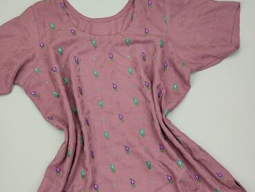 różowa satynowa sukienki: Sukienka, 4XL, stan - Dobry