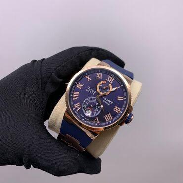 часы наручные мужские с автоподзаводом: Ulysse Nardin Marine ️Люкс качество ️Диаметр 43 мм ️Все индикаторы