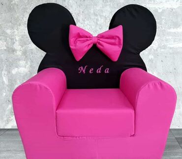 Ostalo: Bambi Lux foteljice sa ušima 50x55cm sedeci deo 30x30cm kada se — 6