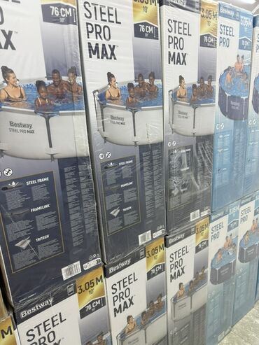басени: Акция Акция Акция Бассейн Bestway Steel Pro MAX с прочным стальным