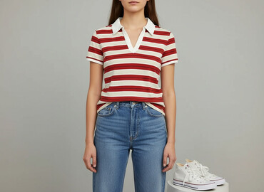 t shirty z kolibrem: Women`s polo shirt, size S