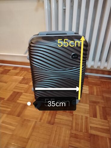 maximon torba: Medium suitcase, color - Brown