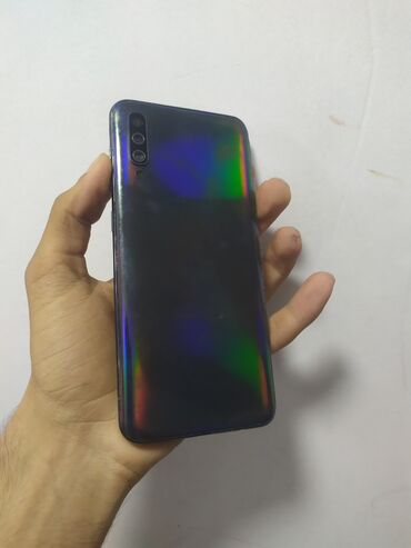 Samsung: Samsung Galaxy A50, 64 GB, rəng - Qara, Barmaq izi, Face ID