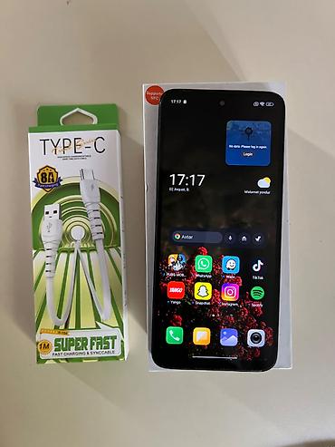 ventilator tap az: Redmi 12, 128 GB, rəng - Qara, Sensor, Face ID — 2