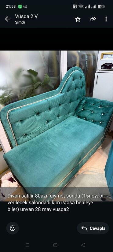 Yataq otağı dəstləri: Divan