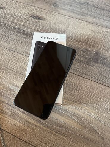 en ucuz samsung telefon: Samsung Galaxy A03, 64 GB, rəng - Qara, Face ID, İki sim kartlı