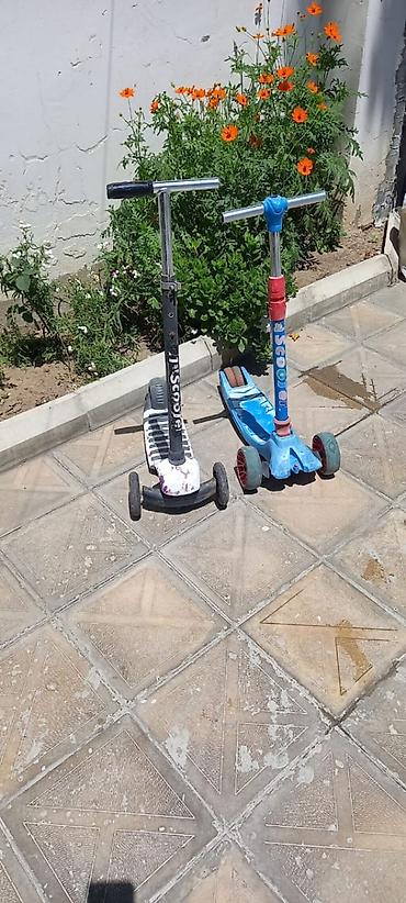 uşaq oyun: Uşaq üçün oyun dəsti: plastik yelləncək və 2 skuter 3-ü birlikdə — 3