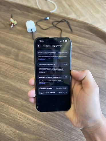 iphone 1 pro: IPhone 15 Pro, Б/у, 256 ГБ, Black Titanium, 95 % — 7