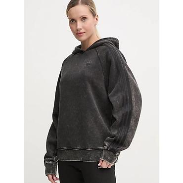 balmain torba: ADIDAS Washed-Out Boyfriend-Fit Hoodie and Acid-Washed Sweat Pants — 4