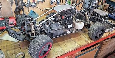 İdman və istirahət: Böyük ölçülü RC off-road maşın (benzinli) Xüsusiyyətlər: - Ölçü: 1/5 — 2