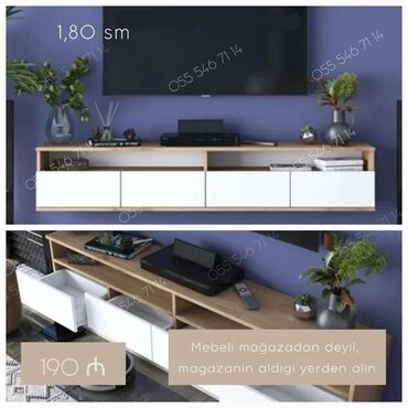 Divanlar: Tv stend tv alti sifarisle hazırlanır. ⚜️Rəng ve olcu seçimi var