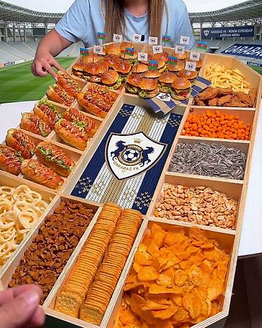cipsi sekilleri: Futbol temalı böyük “snack” boksu – matç izləmələri, dost yığıncaqları — 3