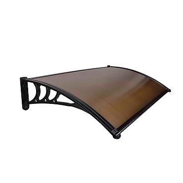svetlece drvce: Polikarbonatna nadstrešnica za ulaz/terasu PVC Nadstrešnica 150x100 cm — 1