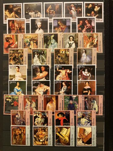 Markalar: Tək tək markalar 1 manat, bloklar 6 manat — 14