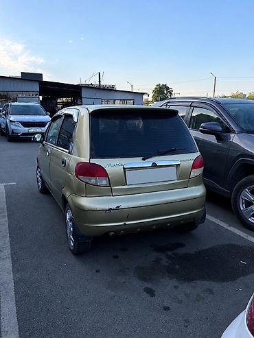 Унаа: Chevrolet Matiz: 2008 г., 0.8 л, Кол менен иштөөчү, Бензин, Хетчбек — 5