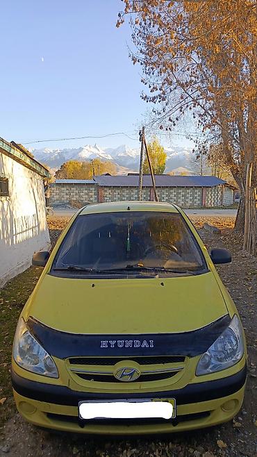 Унаа: Hyundai Getz: 2008 г., 0.1 - engine capacity л, Кол менен иштөөчү, Бензин, Хетчбек — 1