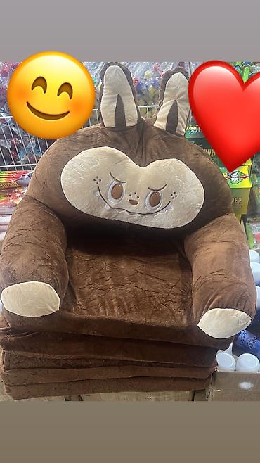 uşaq mətbəx mebeli: ✅LABUBU uşaq kreslosu ✅Labuba oturacaqı ✅Yumuşaq oturacaq ✅Uşaq — 1
