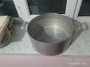 Посуда для готовки: Кастрюля, цвет - Серебристый, Алюминий — 4