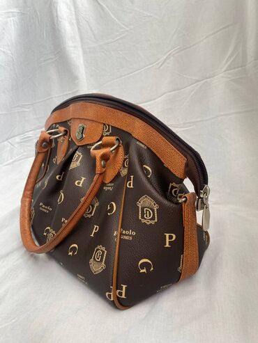 винтажная кожаная сумка: Кожаная, абсолют новая сумка Paolo Gomes Для ценителей винтажных