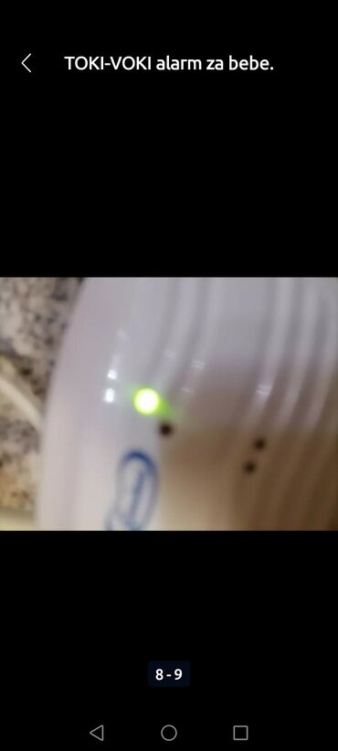 Ostali kućni aparati: Toki Voki - alarm za bebe male. Baza i slušalica. Ispravno — 10
