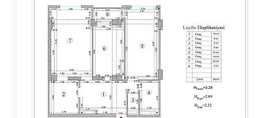 cıxarış: 28 May, 2 otaqlı, Yeni tikili, m. 28 may, 93 kv. m — 6