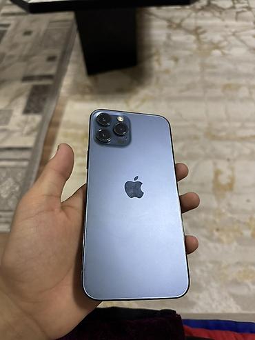 Мобильные телефоны и аксессуары: IPhone 12 Pro Max, Б/у, 128 ГБ, Pacific Blue, Чехол, 81 % — 2
