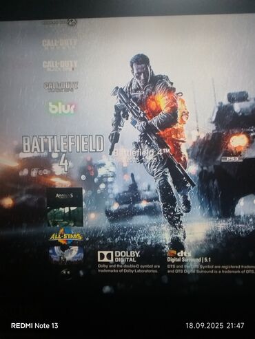 PS3 (Sony PlayStation 3): Ps 3 tərtəmiz iki pult istənilən oyunu uazıram yeni alınıb real — 12