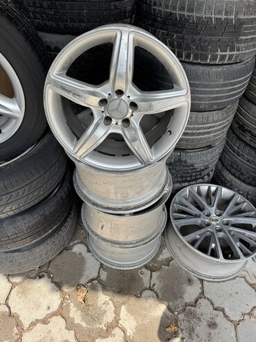 мерс гигант диска: Литые Диски R 18 Mercedes-Benz, Комплект, отверстий - 5, Б/у