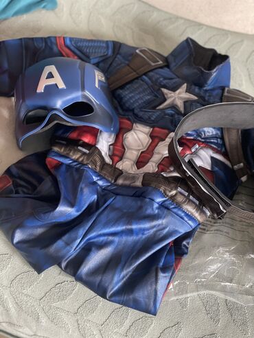 ženski kombinezoni h m: Original Marvel Captain America kostim za decu do 3-4 godine, xs